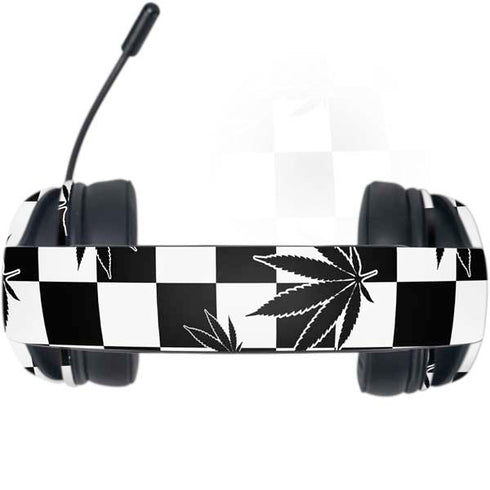 Marijuana Checkered Razer Kraken X Skin